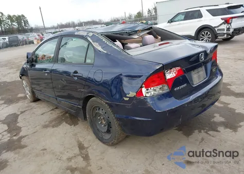 2008 Honda Civic Lx из США, поврежденный, VIN 1HGFA16518L116013